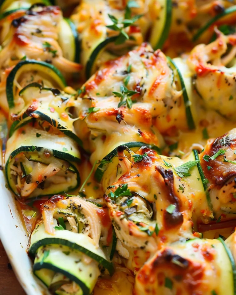 Chicken Zucchini Rolls