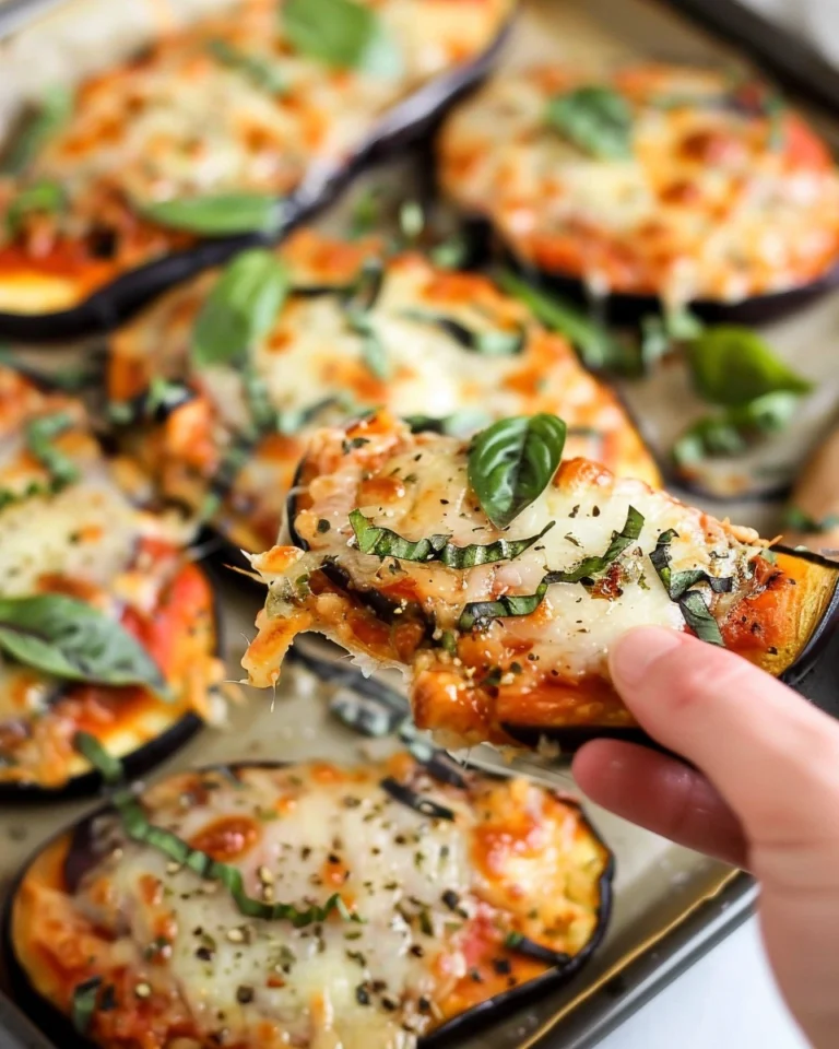 Low Carb Eggplant Pizza