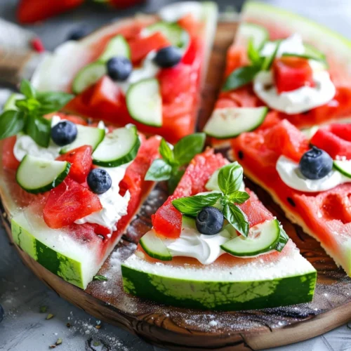 Watermelon Pizza Recipe