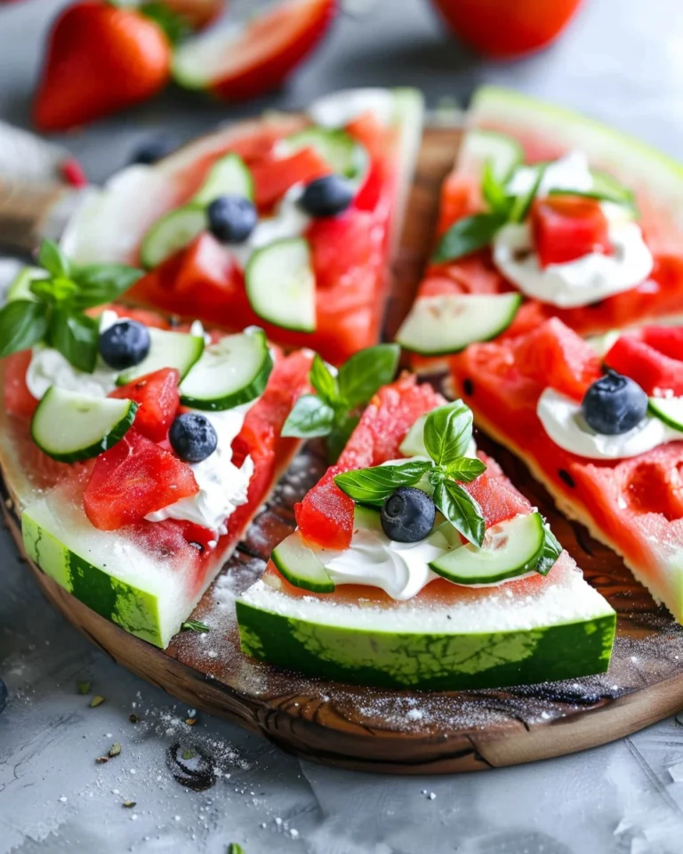 Watermelon Pizza Recipe