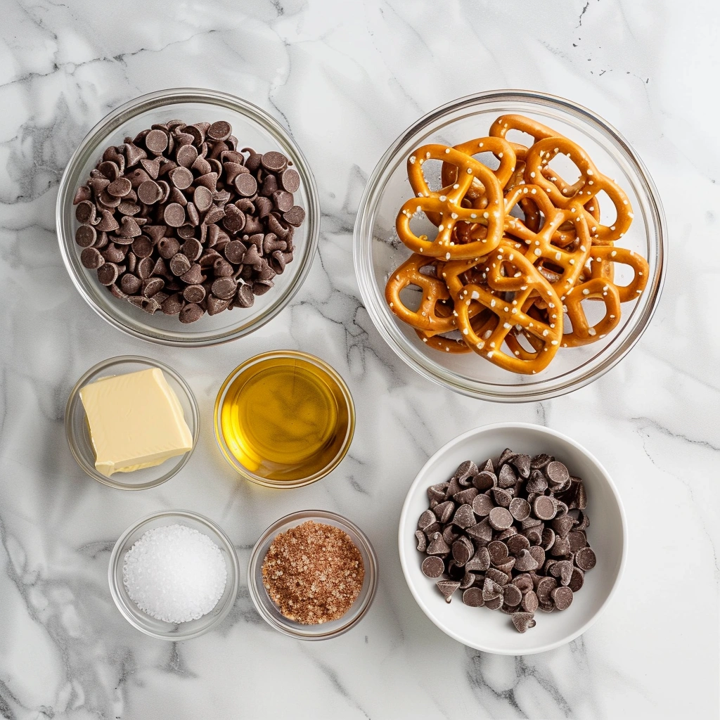 Best Salted Caramel Pretzel Bark