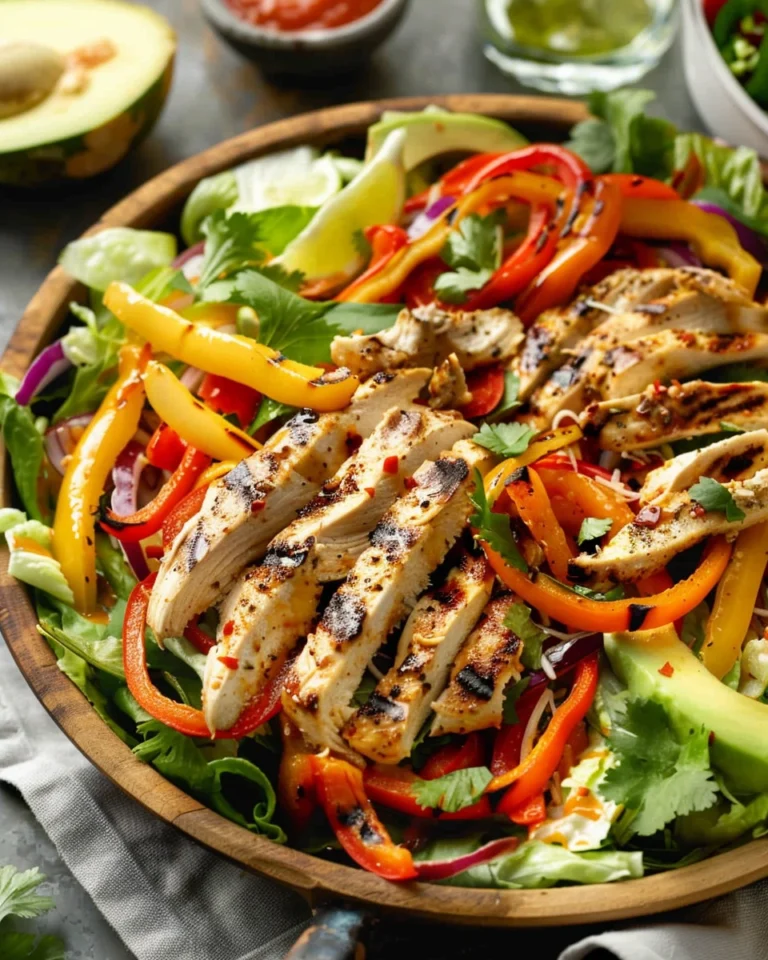 Grilled Chicken Fajita Salad