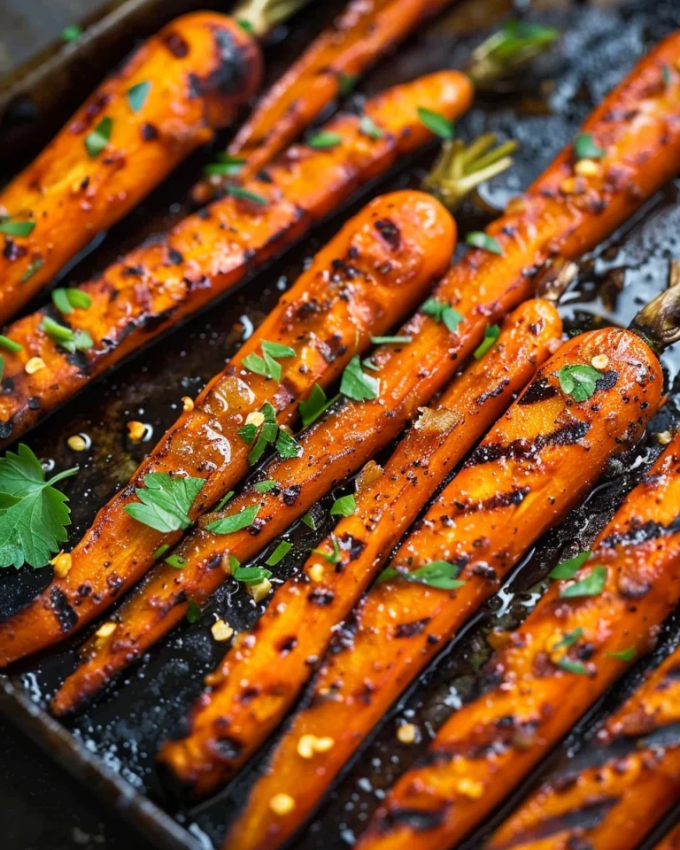Grilled and Glazed Carrots Recipe