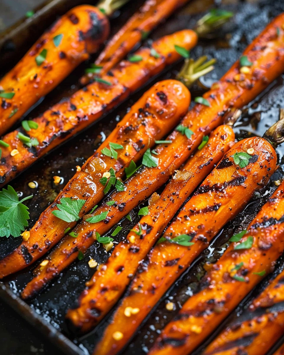 Grilled and Glazed Carrots Recipe