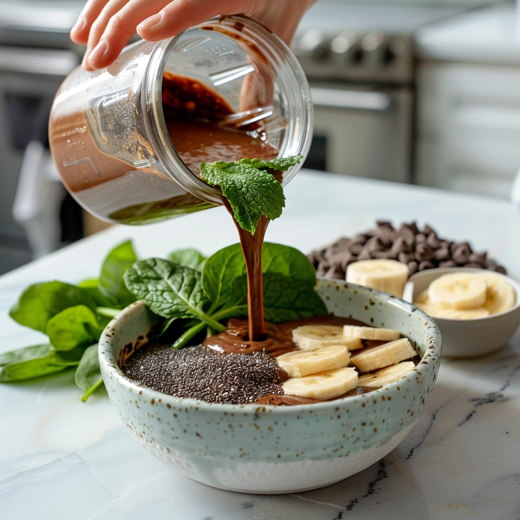 Mint Chocolate Smoothie Bowl