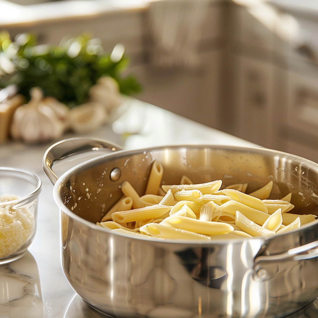 Creamy Roasted Pepper and Sun-Dried Tomato Pasta