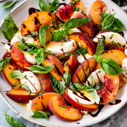 Peach Caprese Salad