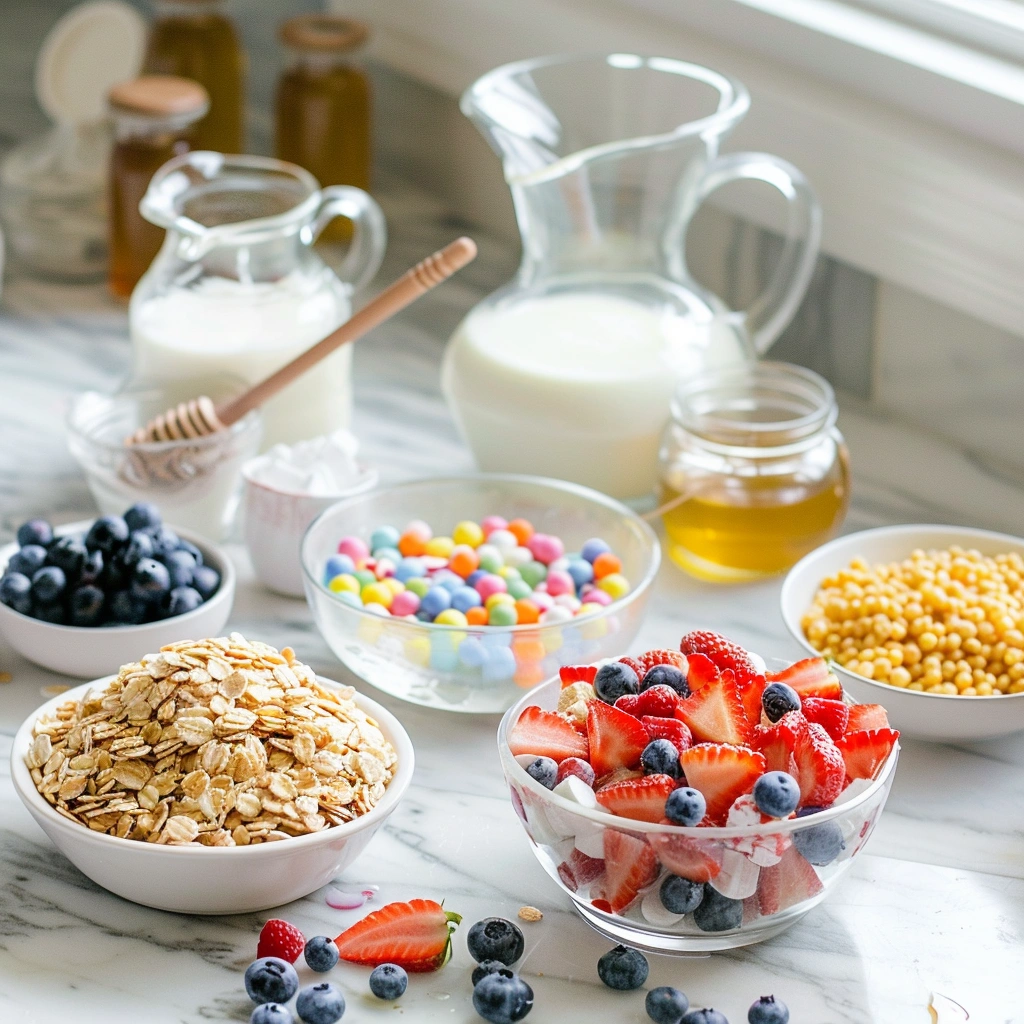 Milk and Cereal Breakfast Popsicles