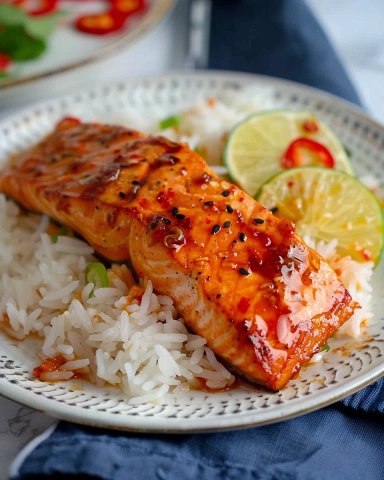 2 Ingredients Sweet Chili Salmon