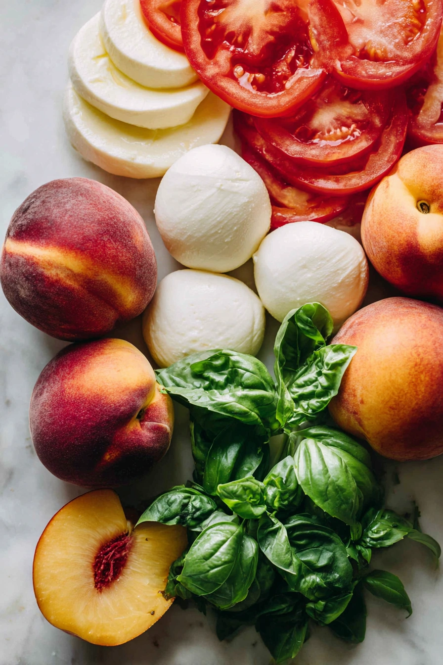 Peach Caprese Salad