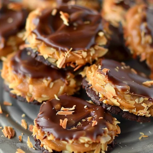 No Bake Samoa Cookies