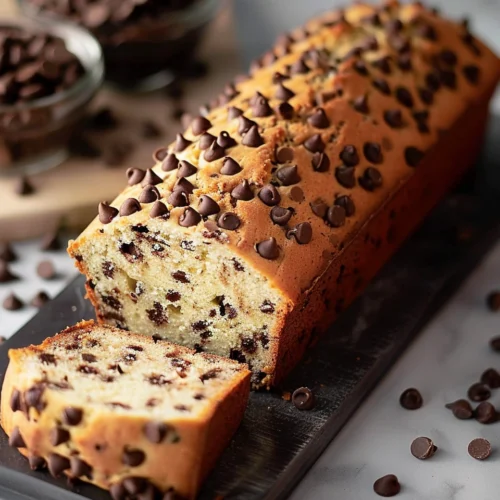 Soft and Moist Chocolate Chip Bread