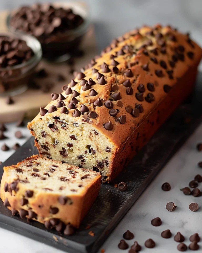 Soft and Moist Chocolate Chip Bread