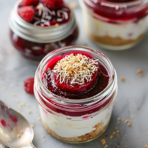 Healthier No-Bake Cheesecake in a Jar