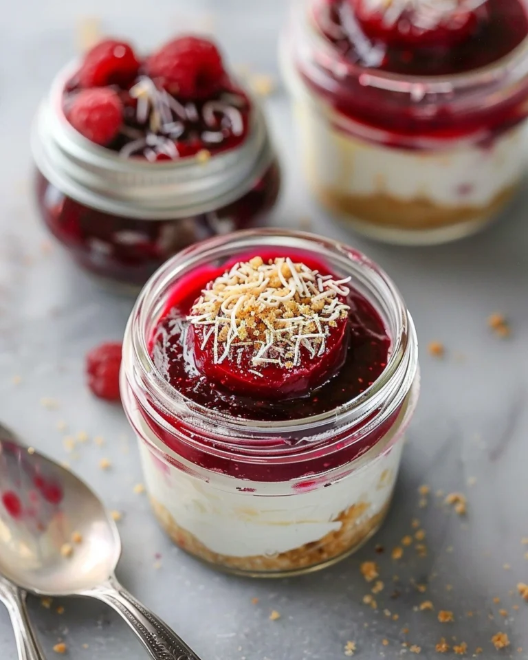 Healthier No-Bake Cheesecake in a Jar