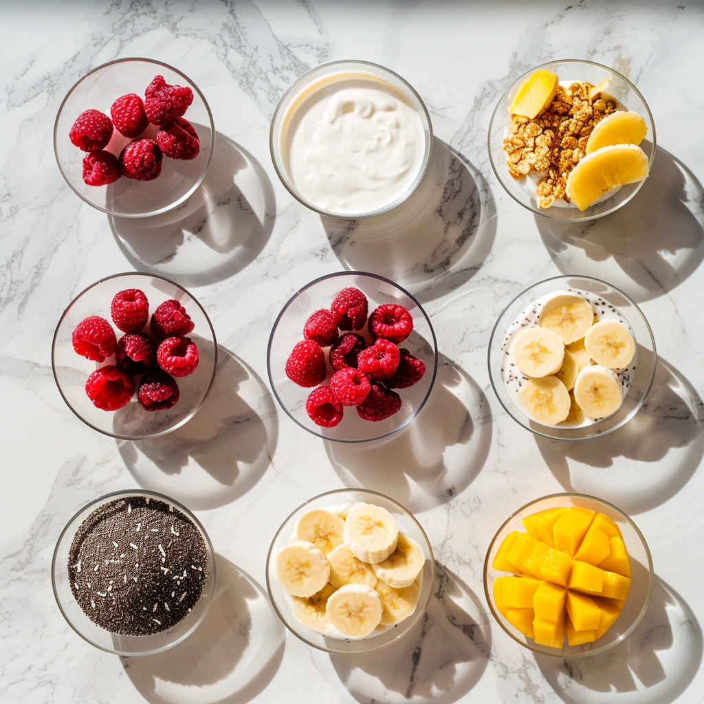 Raspberry Mango Smoothie Bowl