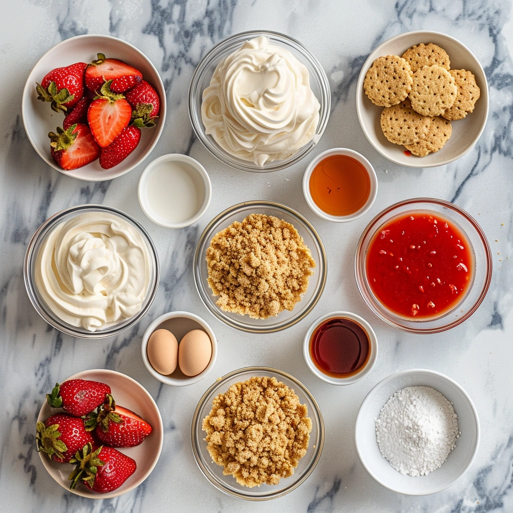 Strawberry Crunch Cheesecake