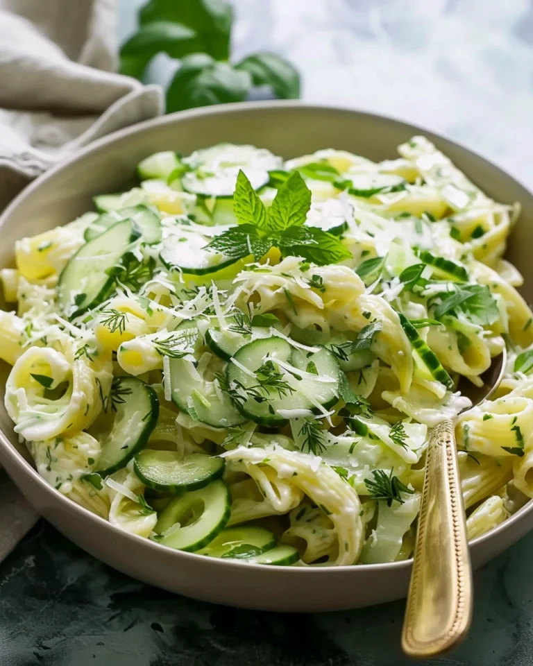 Healthy Cucumber Pasta Salad