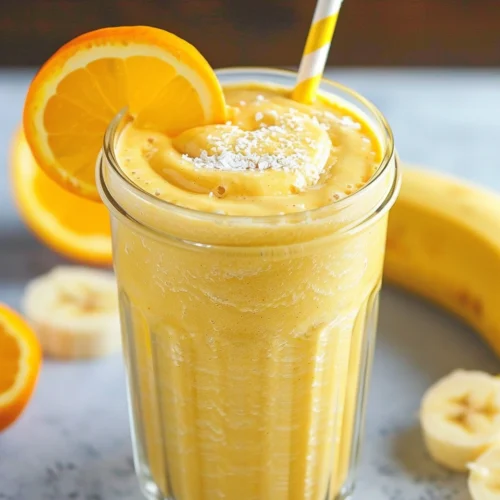 Orange Banana Smoothie