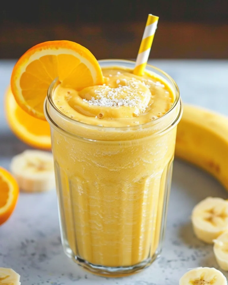 Orange Banana Smoothie