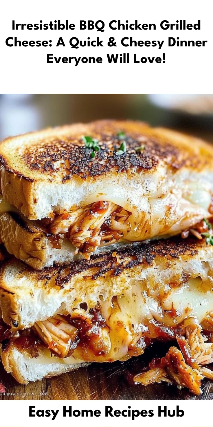 BBQ Chicken Grilled Cheese Sandwich Recipe