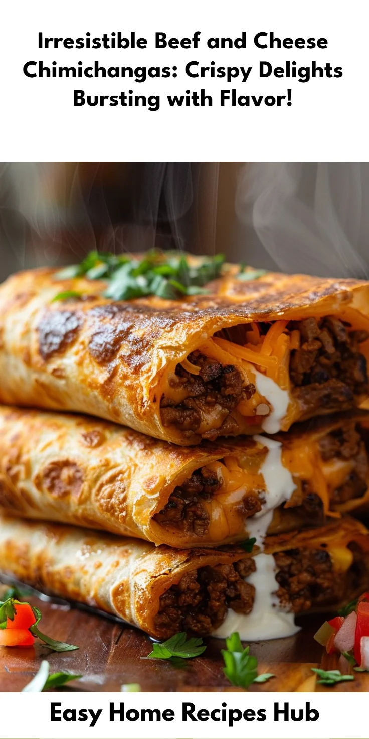 Beef and Cheese Chimichangas: 30-Minute Irresistible Dinner