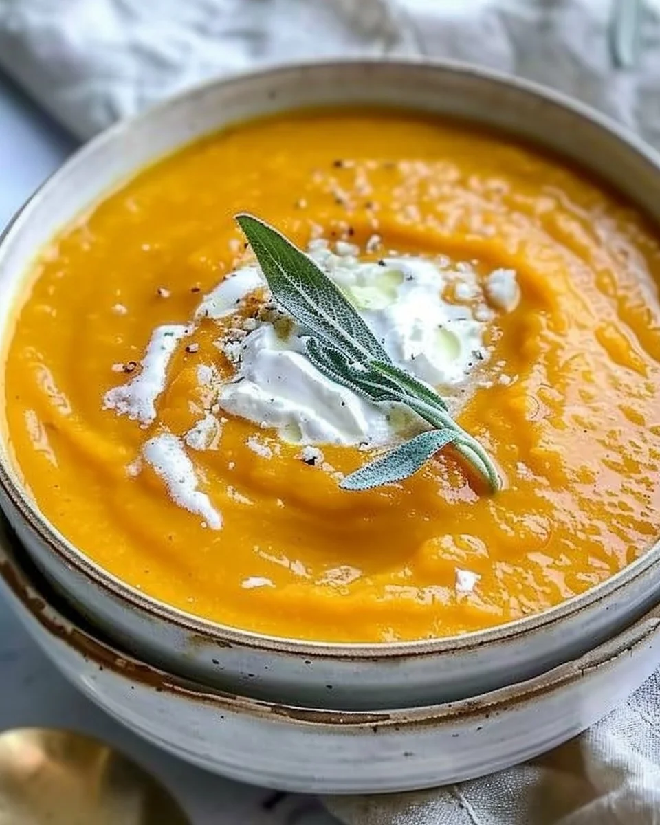 Butternut Squash Soup with Apple