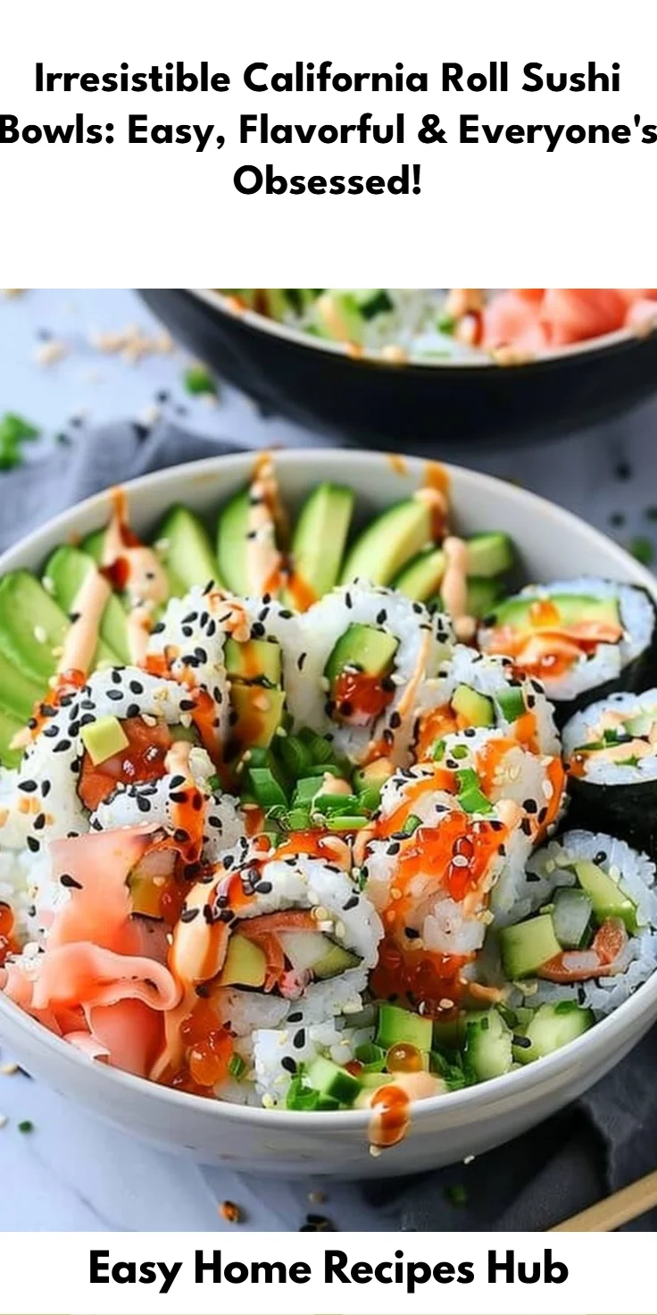 California Roll Sushi Bowls: Easy Dinner Recipe