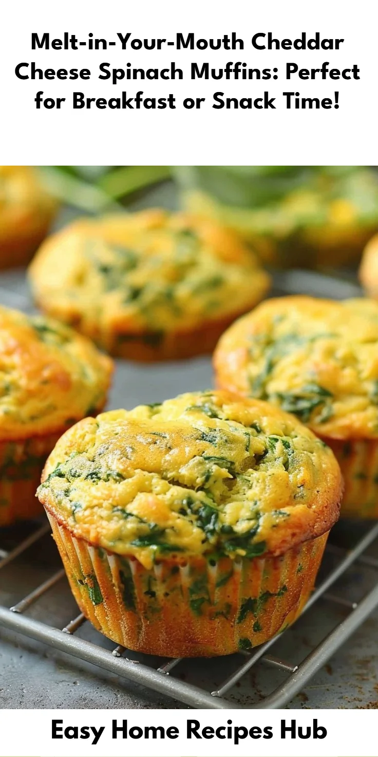 Cheddar Cheese Spinach Muffins: Ultimate Protein-Packed Breakfast