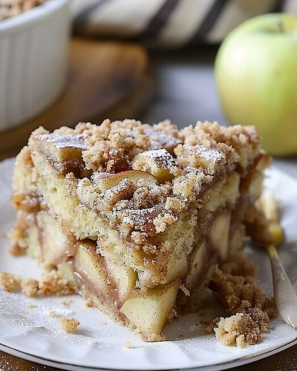 Cinnamon Apple Crumb Cake