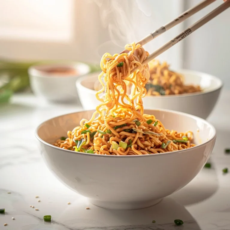 Plate of Classic Chinese Chow Mein with vegetables and noodles