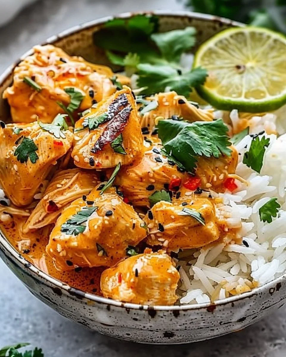 Coconut Chicken Rice Bowl
