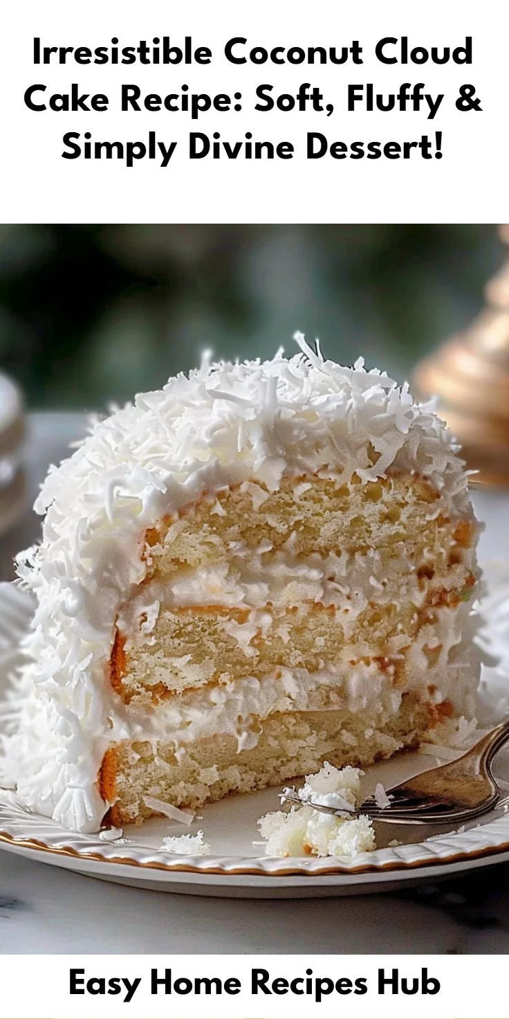 Coconut Cloud Cake Recipe: Easy, Moist Dessert