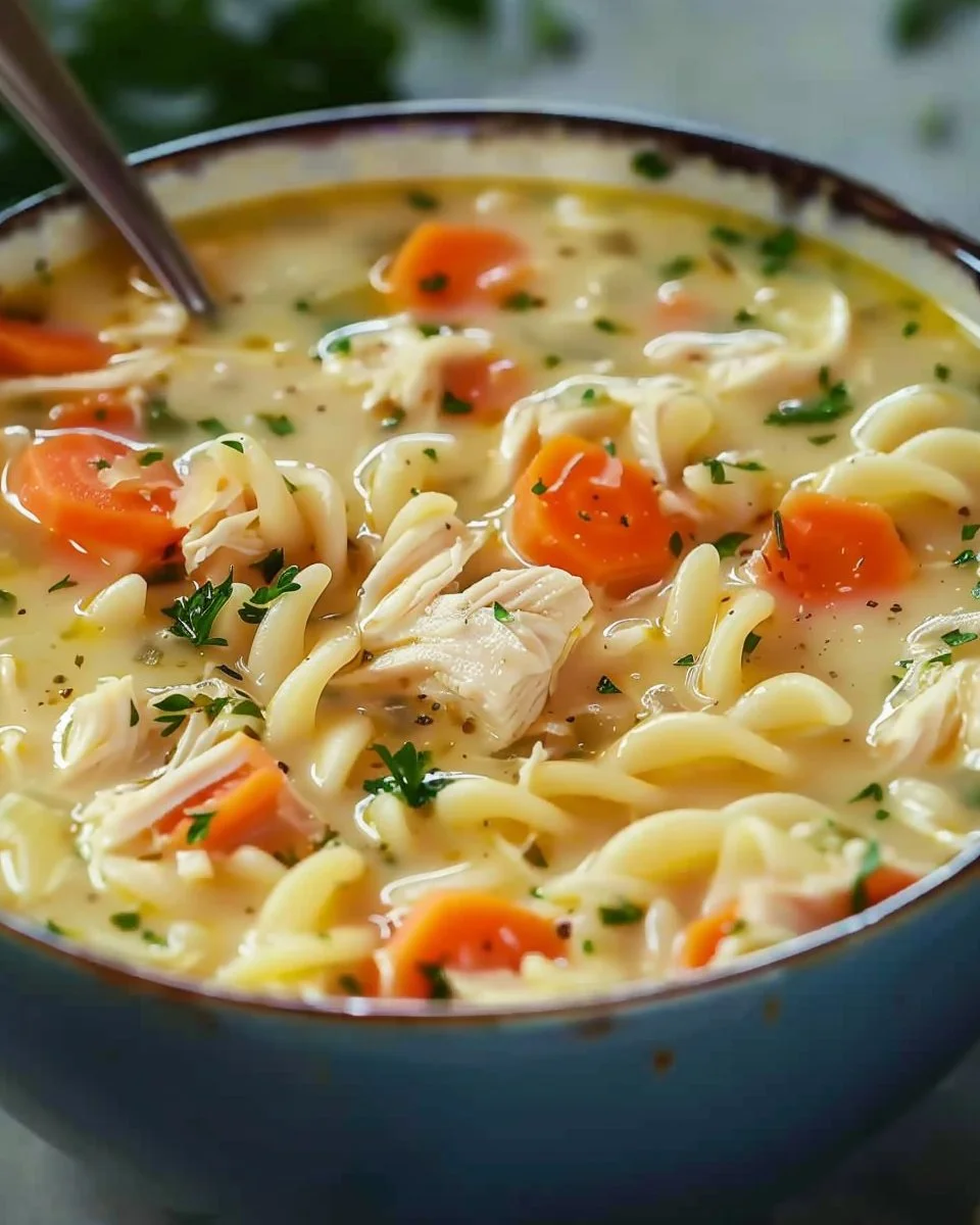 Crack Chicken Noodle Soup