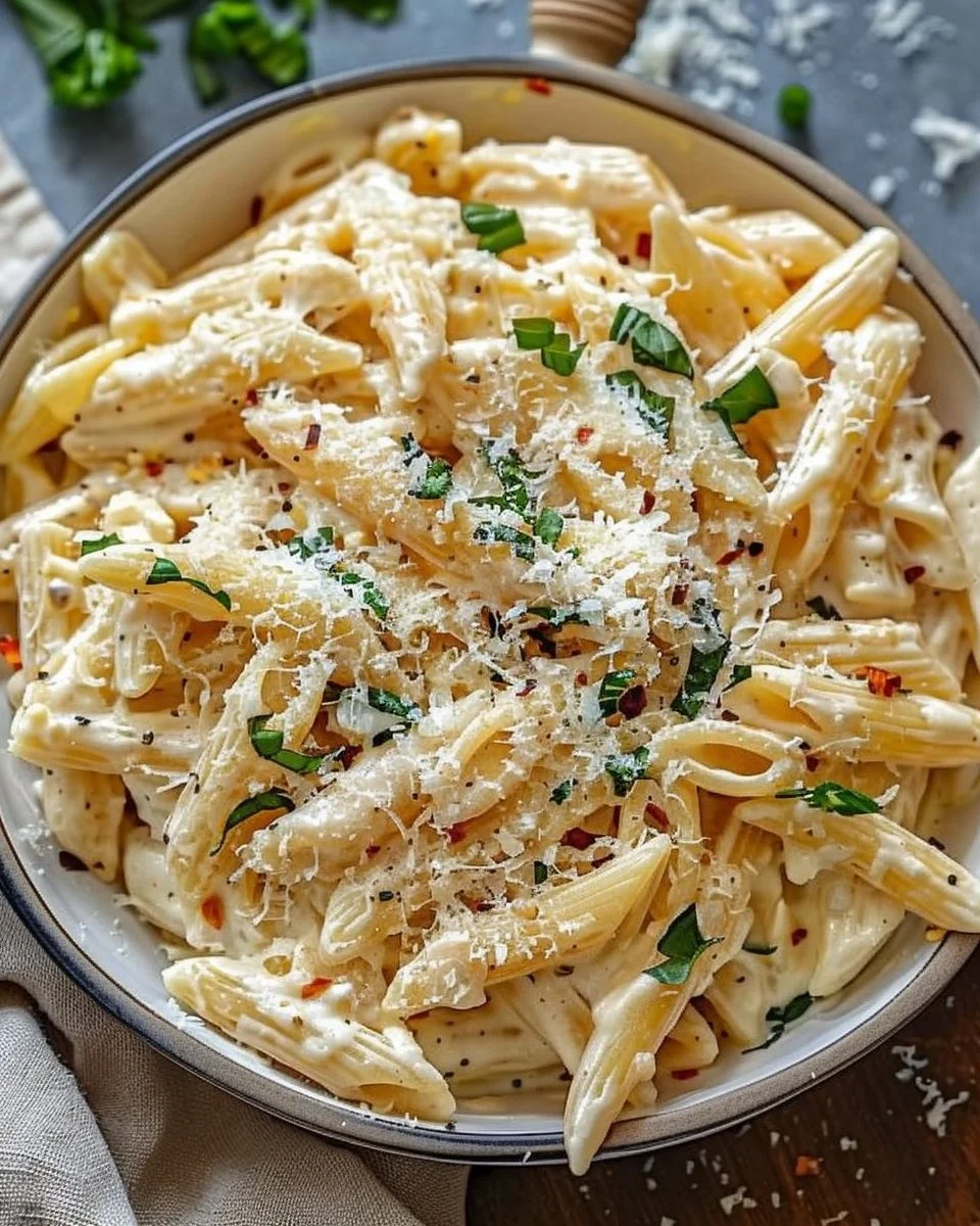 One Pot Creamy Garlic Pasta