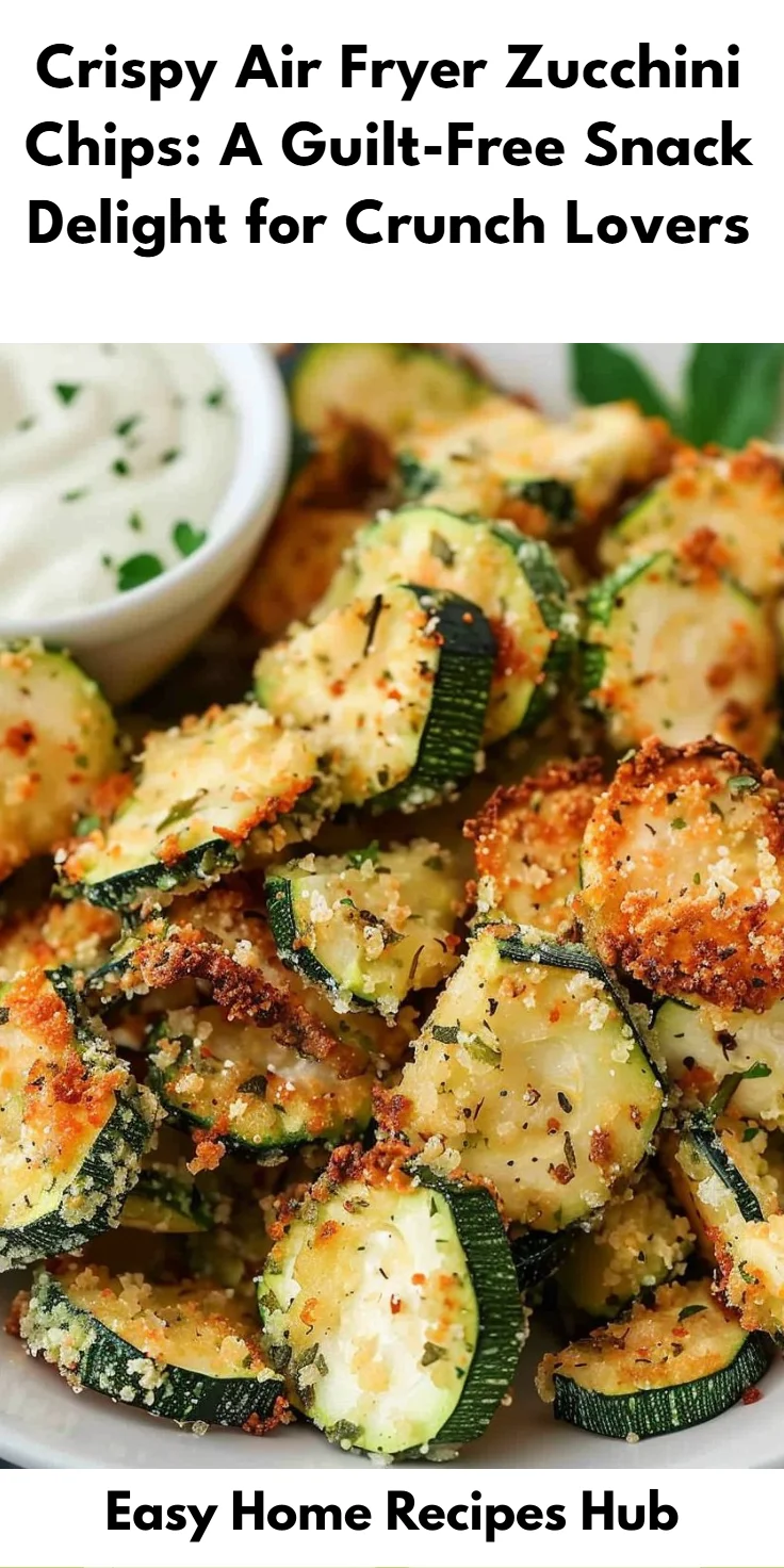 Crispy Air Fryer Zucchini Chips: A Guilt-Free Snack Delight