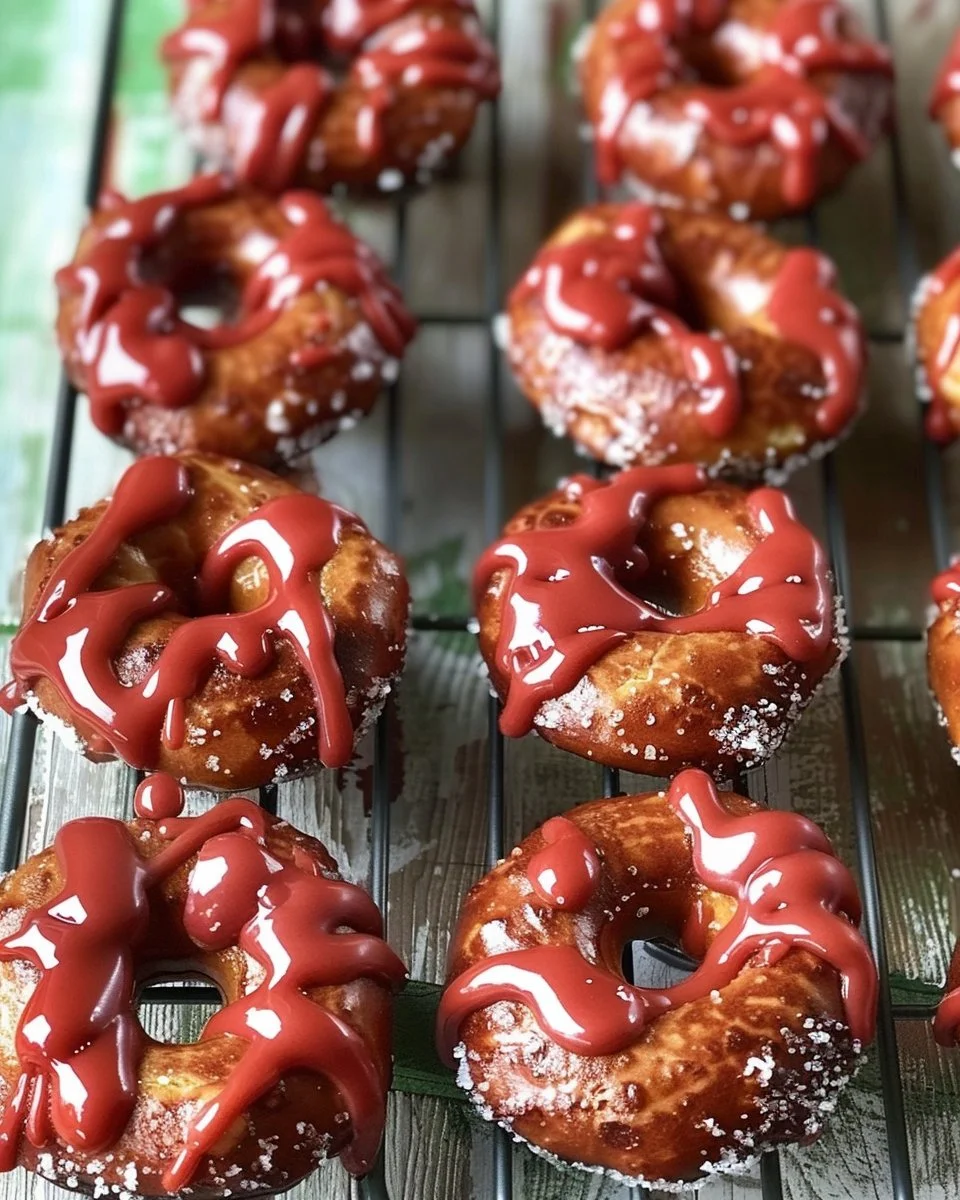 Dipped Apple Pretzel Bites