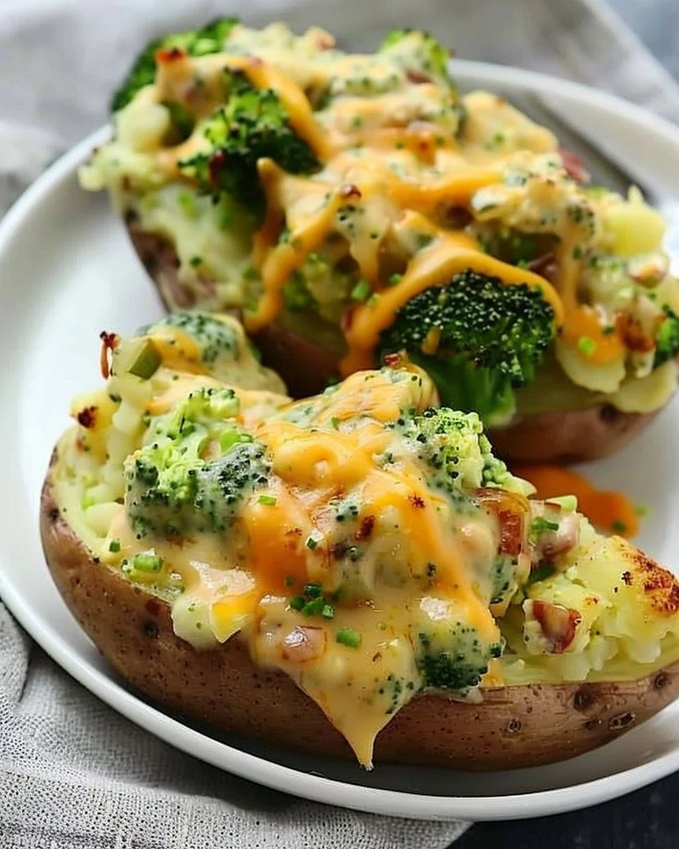 Discover the Power of feedly: Organize, Read and Share What Matters | Broccoli cheddar baked potato, Broccoli stuffed potatoes dinner, Vegetarian baked potato meal