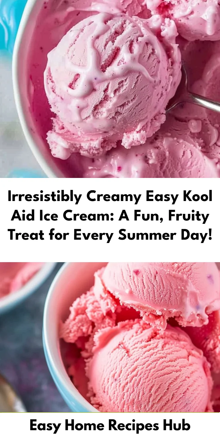 Easy Kool Aid Ice Cream