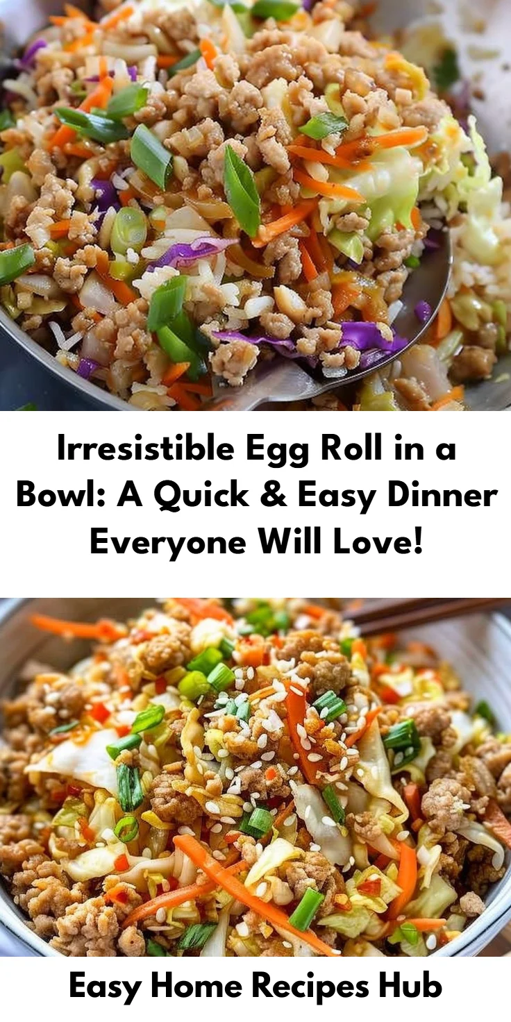 Egg Roll in a Bowl Recipe: Easy Healthy Weeknight Dinner