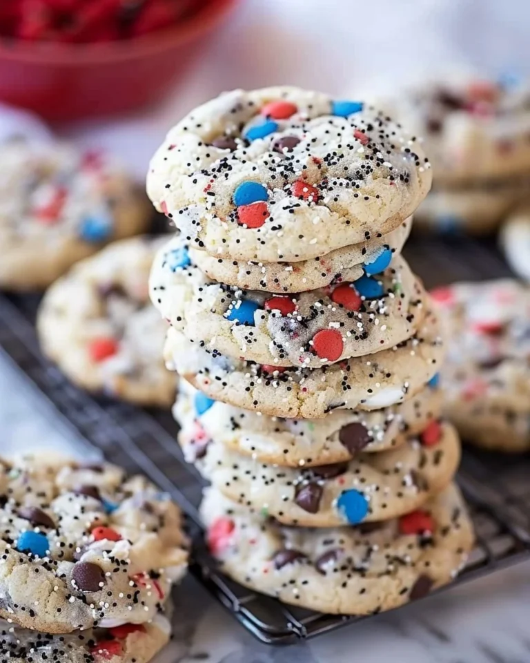 Delicious Fireworks Cookies and Cream Cookies on a plate