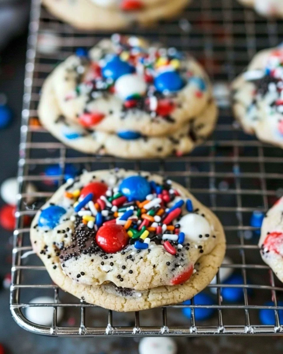 Fireworks Cookies and Cream Cookies
