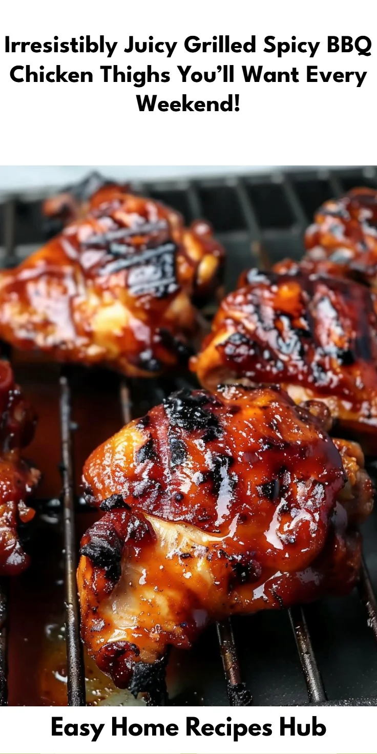Grilled Spicy BBQ Chicken Thighs: Juicy, Easy BBQ Recipe