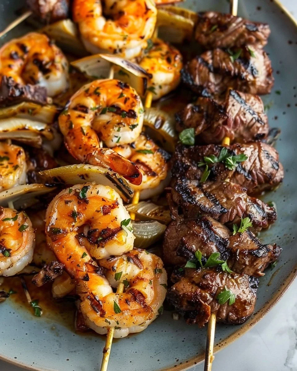 Grilled Surf and Turf Skewers