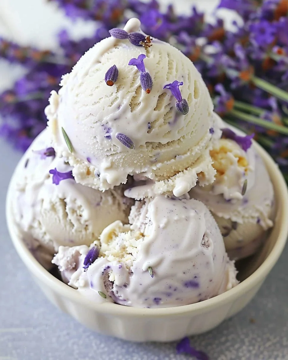 Honey Lavender Ice Cream