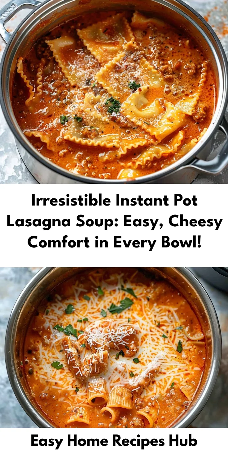 Instant Pot Lasagna Soup Recipe for Easy Weeknight Dinners