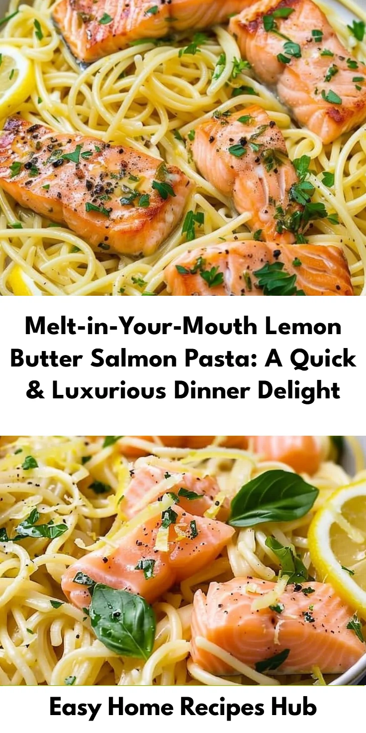 Lemon Butter Salmon Pasta: 20-Minute, Irresistible, Creamy Dinner