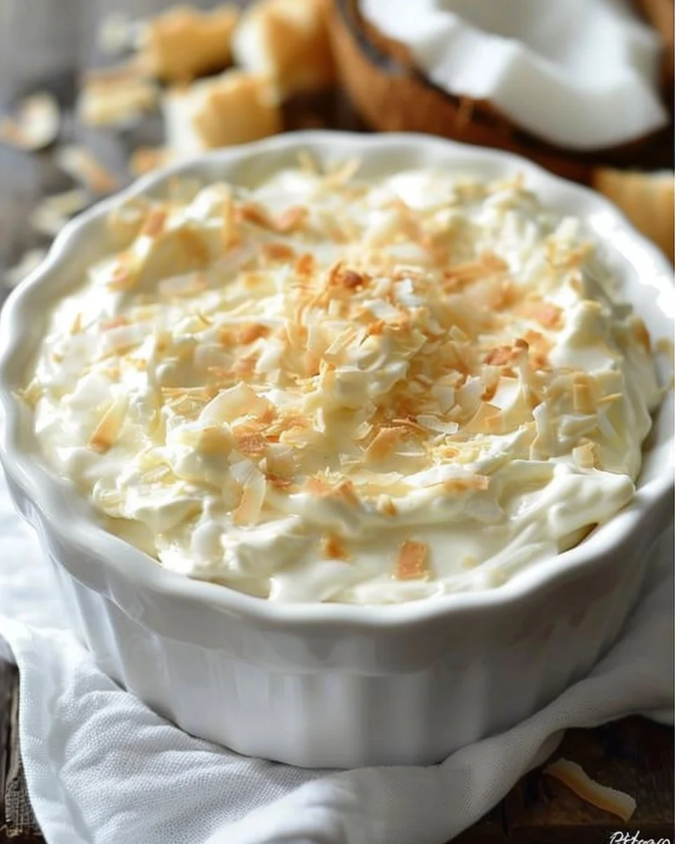 No Bake Coconut Cream Pie Dip