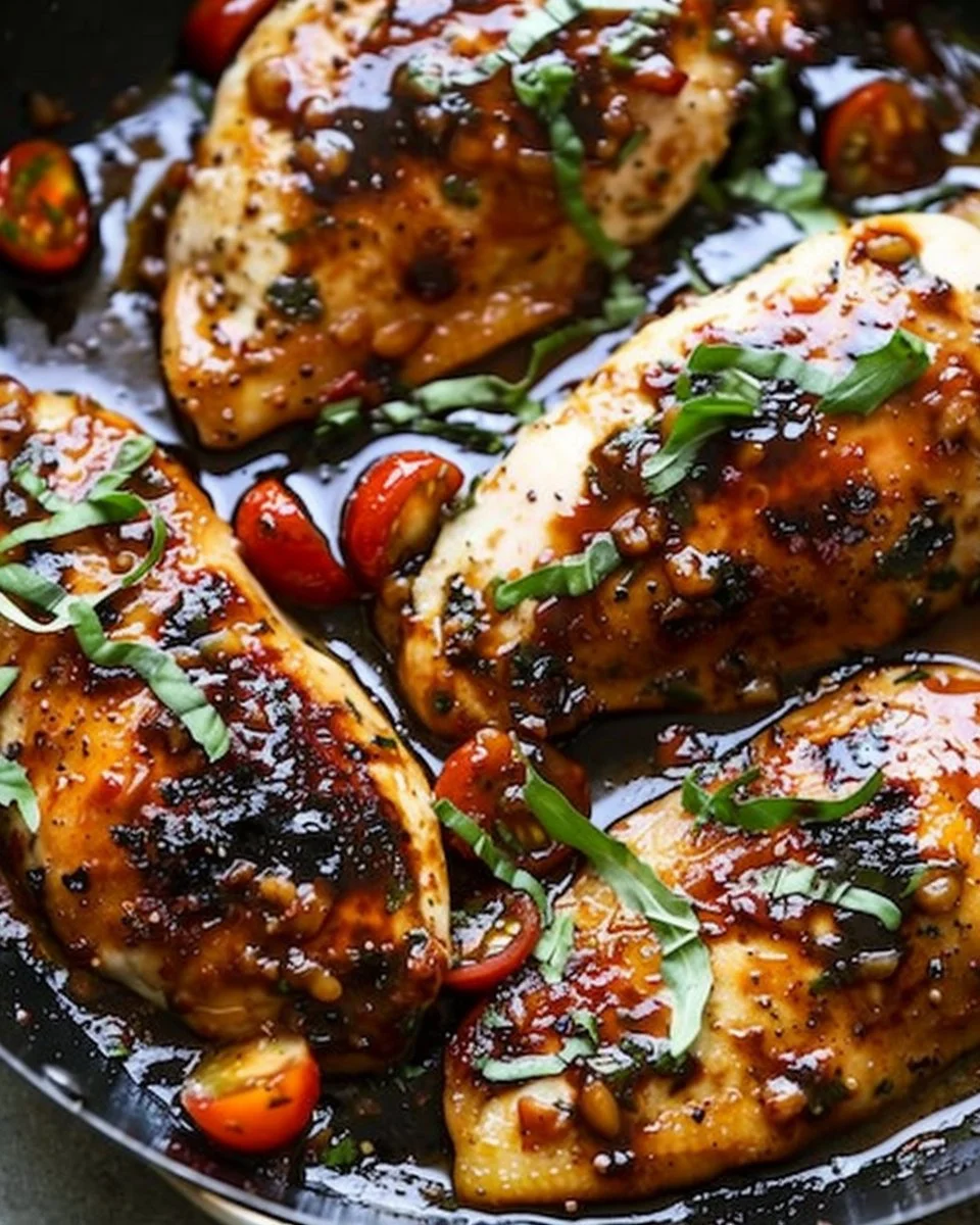 One-Pan Juicy Chicken with Balsamic Sauce