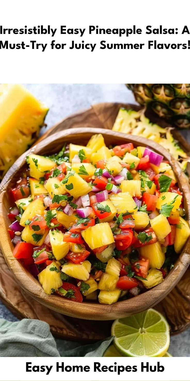 Pineapple Salsa: Easy Recipe for Fresh Pineapple Salsa